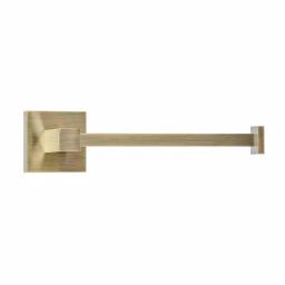 Italia Capri 2-Piece Bronze Bath Hardware Set - Toilet Paper Holder & Robe Hook thumbnail 2