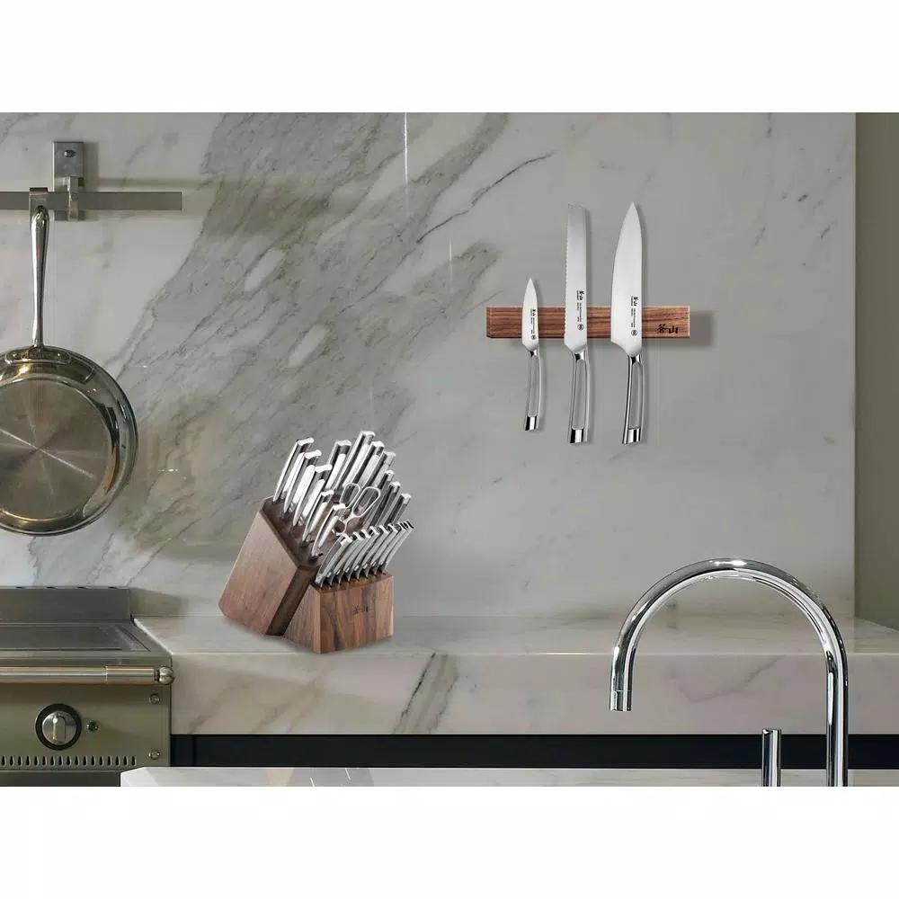 Cangshan 12 in. Walnut Wood Magnetic Knife Bar