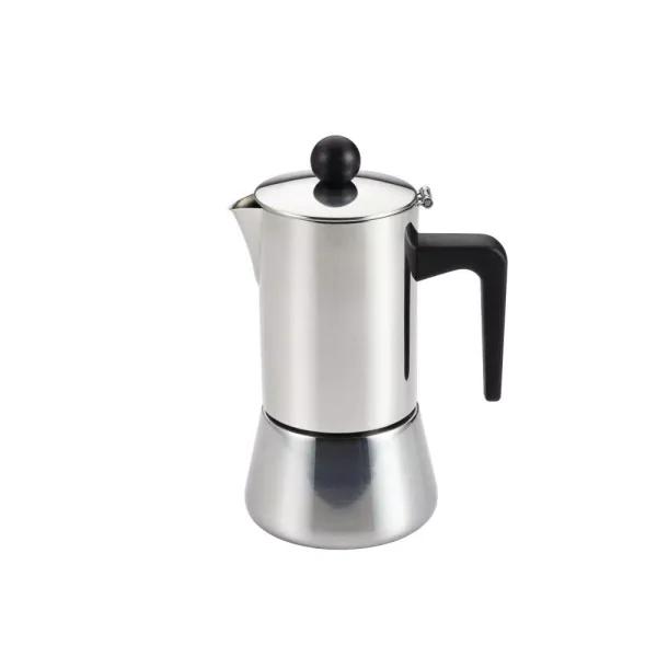 BonJour Coffee & Tea 4-Cup Stainless Steel Stovetop Espresso Maker