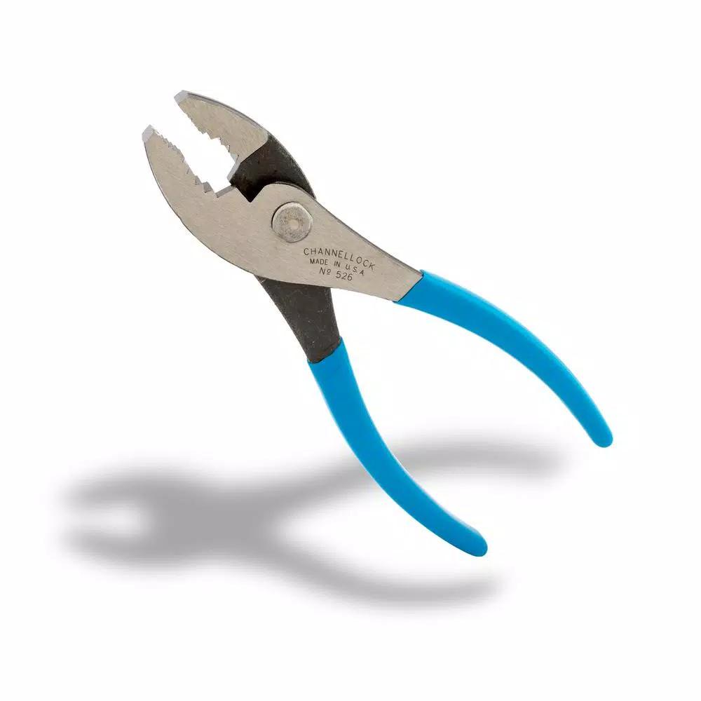Channellock 6-1/2 in. Slip Joint Pliers with Wire Cutting Shear