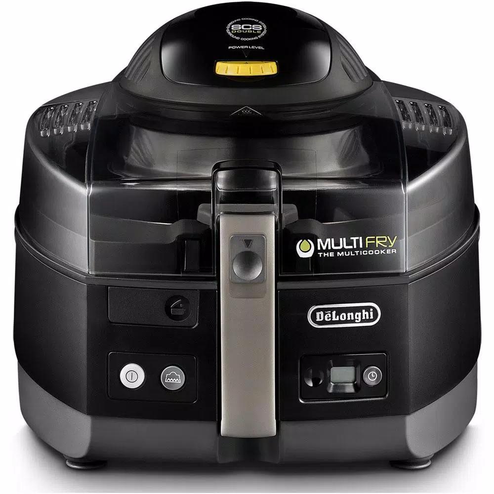 DeLonghi De'Longhi MultiFry FH1363 4.75 Qt. Electric Multi-Cooker and Air Fryer, Black