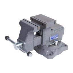 Wilton 4550R Reversible Bench Vise, 5.5 in. Jaw Width with 360° Swivel Base thumbnail 4