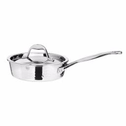 1829 Carl Schmidt Sohn STERN 1 qt. Hammered Stainless Steel Saute Pan with Lid thumbnail 1