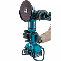 Makita 18V X2 LXT (36V) 7 in. Brushless Paddle Switch Angle Grinder Kit with 5.0 Ah Batteries & 10pk Grinding Wheels thumbnail 5
