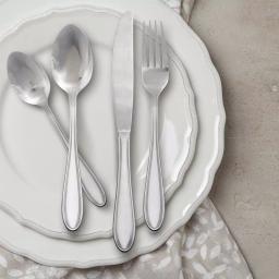 Hampton Forge Lincoln 46-Piece 18/0 Stainless Steel Flatware Set, Service for 8 thumbnail 5