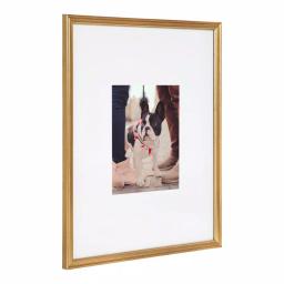 Kate and Laurel Adlynn Gold Picture Frame Set, 16 x 20 in. and 8 x 10 in. with Mats, Set of 3 thumbnail 3