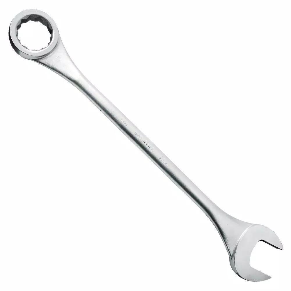 URREA 2-1/8 in. 12-Point Combination Chrome Wrench