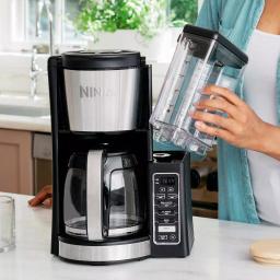 Ninja 12-Cup Programmable Drip Coffee Maker with Custom Brew Technology, Black Stainless Steel thumbnail 4