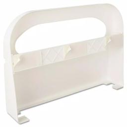 HOSPECO White Plastic Half-Fold Toilet Seat Cover Dispenser, 16 x 11.5 in. thumbnail 3