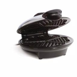 Euro Cuisine Euro-Cuisine 5-Heart Shape American Waffle Maker, 8-inch Non-Stick Ceramic Plates, Black thumbnail 3