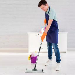 Zwipes 18 in. Aluminum Wet/Dry Microfiber Mop Frame with Quick Connect thumbnail 2