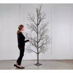 Tripar International, Inc 8 ft. Large Twig Tree - Realistic Molded Plastic Decorative Indoor Tree thumbnail 4