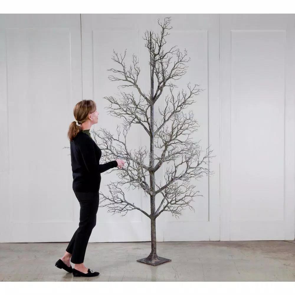 Tripar International, Inc 8 ft. Large Twig Tree - Realistic Molded Plastic Decorative Indoor Tree