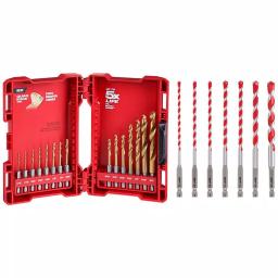 Milwaukee SHOCKWAVE 22-Piece Titanium & Carbide Hammer Drill Bit Set with 1/4 in. Hex Shank thumbnail 1