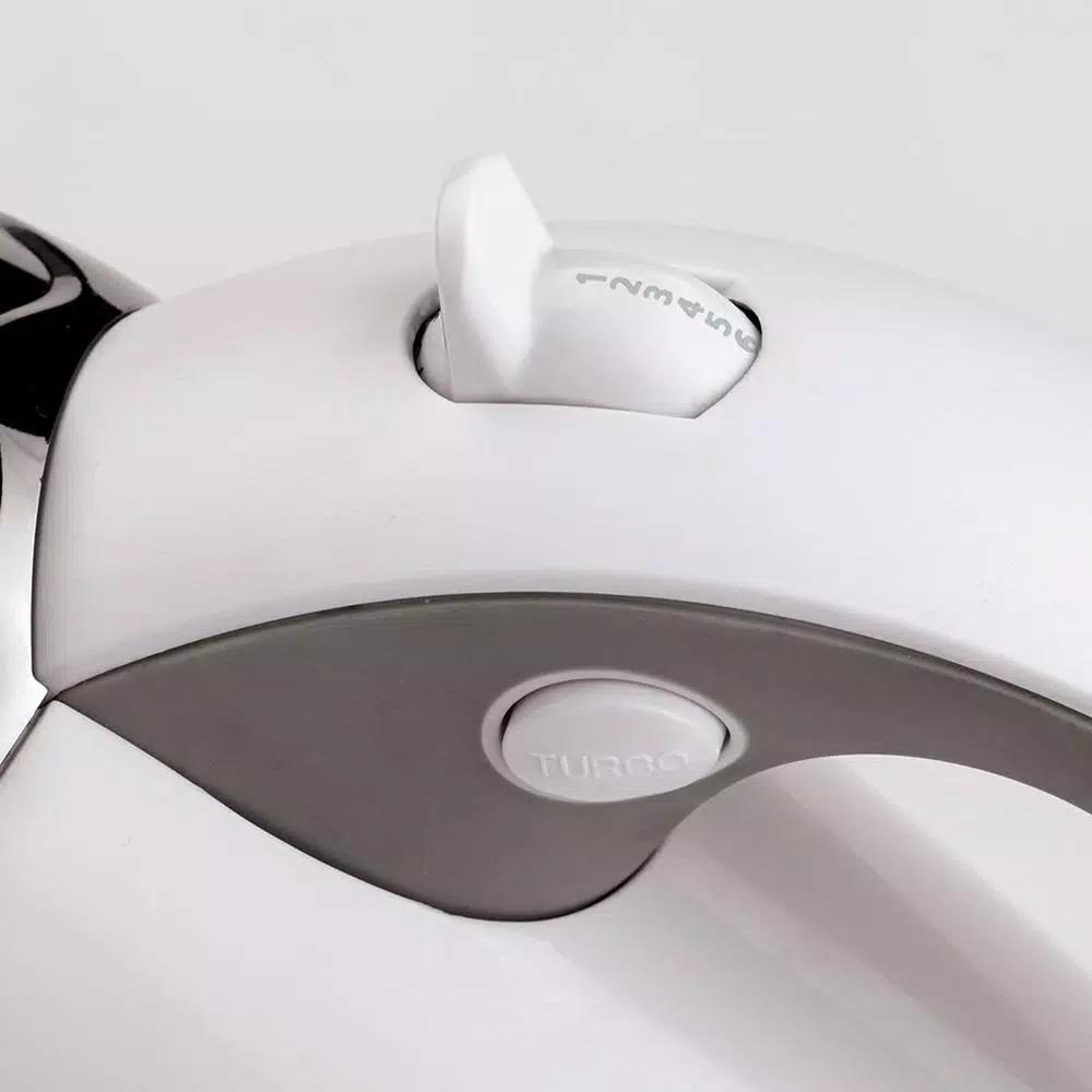 Betty Crocker 7-Speed White Hand Mixer with Beater Attachments
