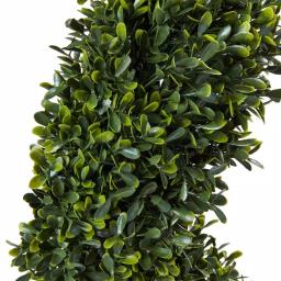 Pure Garden 60 in. Faux Boxwood Spiral Topiary Artificial Plant thumbnail 3
