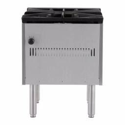Magic Chef Commercial Single Burner Natural Gas Stock Pot Range, 80,000 BTU, Stainless Steel thumbnail 5