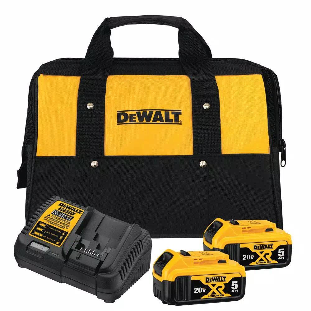 DEWALT 20V MAX XR Brushless Cordless Barrel Grip Jigsaw Kit with (2) 5.0Ah Batteries & Charger