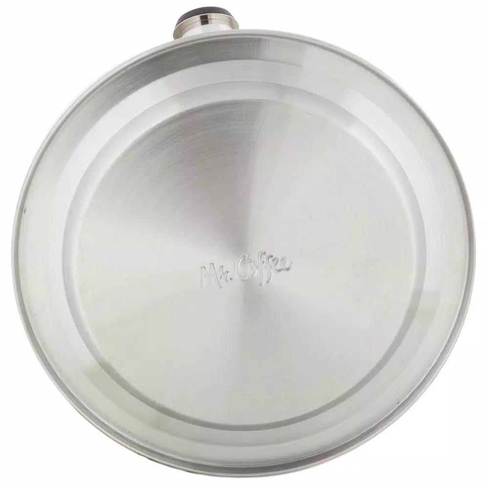 Mr. Coffee Clarendon 2.6 Qt. Stainless Steel Whistling Tea Kettle, Copper Finish