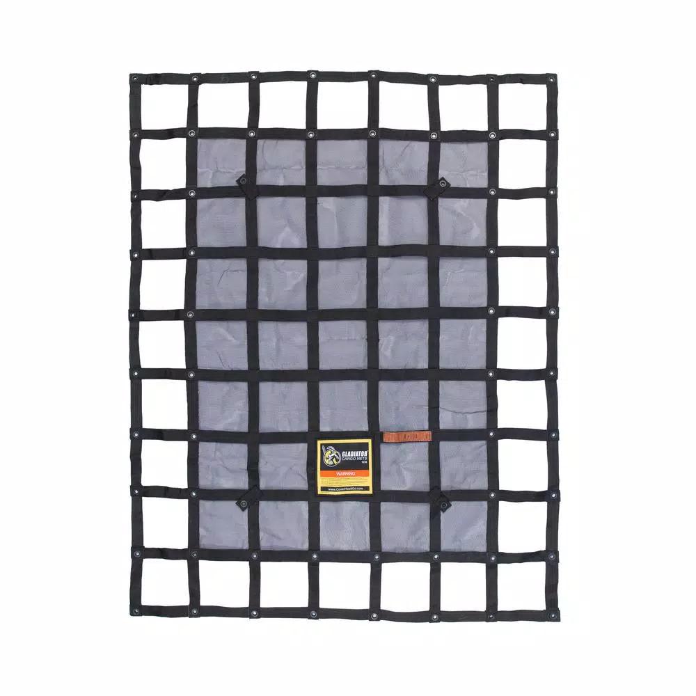 GLADIATOR Cargo Nets Gladiator Heavy-Duty Adjustable Cargo Net, 4.75 ft. x 6 ft., Includes Hardware