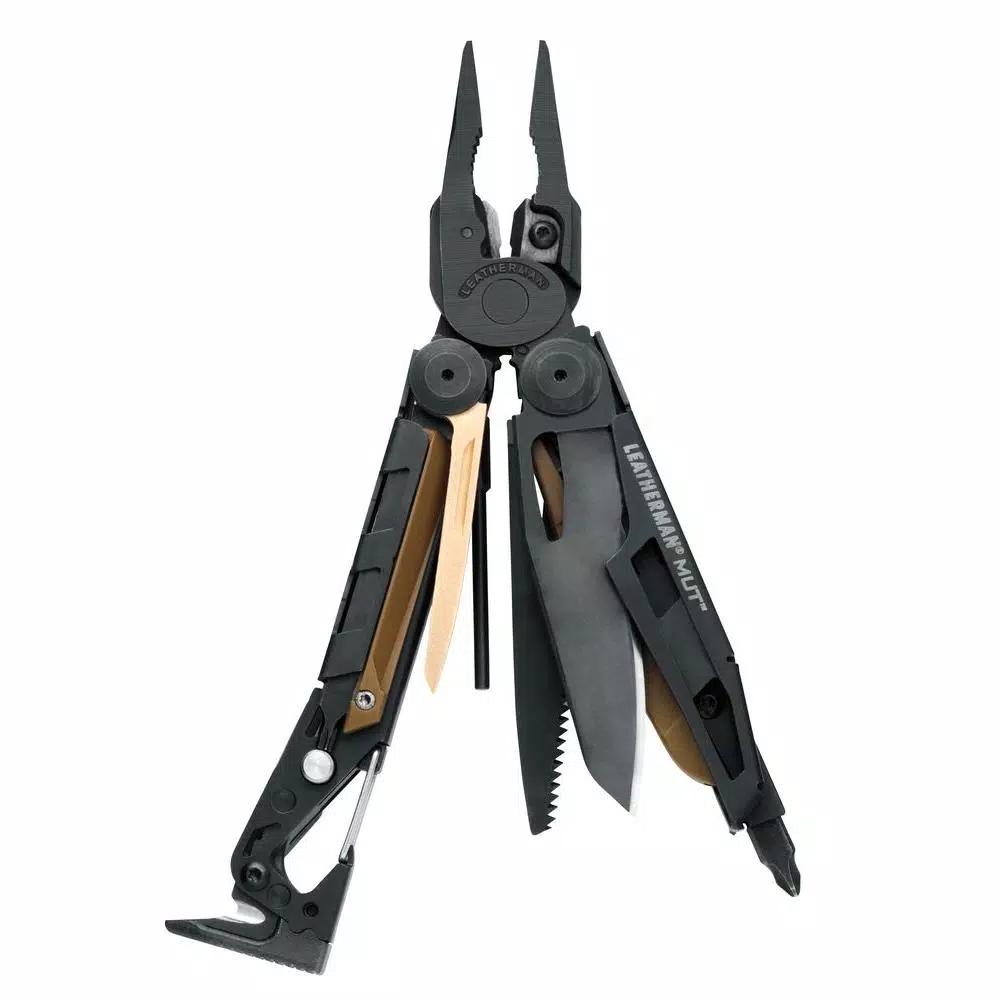 Leatherman Tool Group Leatherman MUT 16 Black Tactical Military Multi-Tool with 3 Bits