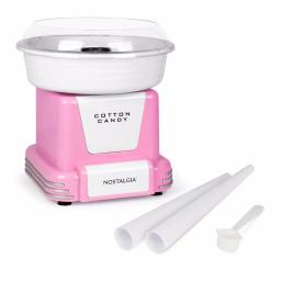 Nostalgia Retro Pink Cotton Candy Maker - Hard Candy and Flossing Sugar Machine thumbnail 2