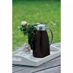 Alfi Gusto Glass Vacuum Carafe, 1.06 Qt. Black Lacquered Metal Thermal Server thumbnail 8