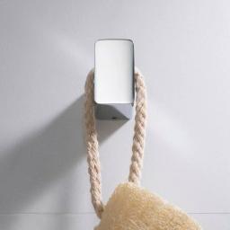 KRAUS Stelios Chrome Bathroom Robe and Towel Hook, Solid Brass thumbnail 5