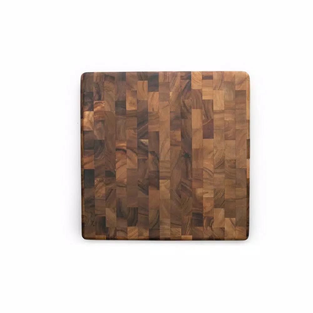 Ironwood Gourmet Acacia Wood Square End Grain Chef's Cutting Board