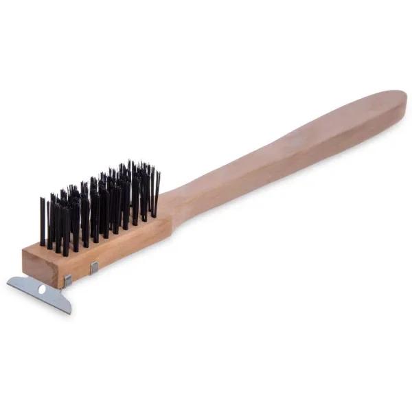 Carlisle Sparta 20 in. Carbon Steel Wire Brush and Stainless Steel Scraper Set, 12-Pack