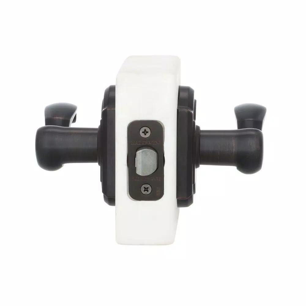 Baldwin Prestige Madrina Venetian Bronze Universal Passage Door Lever (4-Pack)