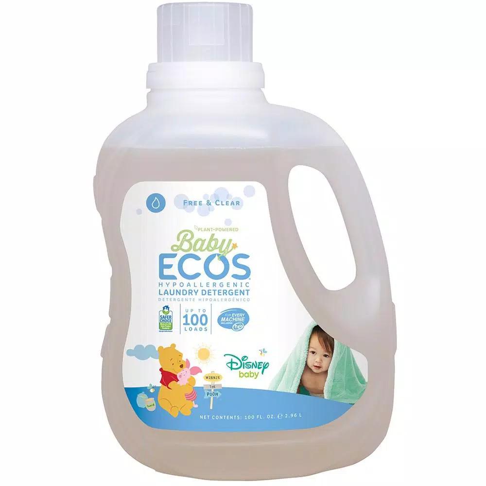 ECOS Baby Disney Free and Clear Liquid Laundry Detergent, 100 oz.