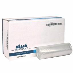 Plasticplace 20-30 Gallon Clear Recycling Bags, 0.9 Mil Polyethylene, 200 Count Case thumbnail 2