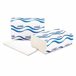 Windsoft Multi-Fold White 1-Ply Paper Towels, 9.4 x 9.25 in, 250 Sheets per Pack, 16 Packs per Carton thumbnail 3