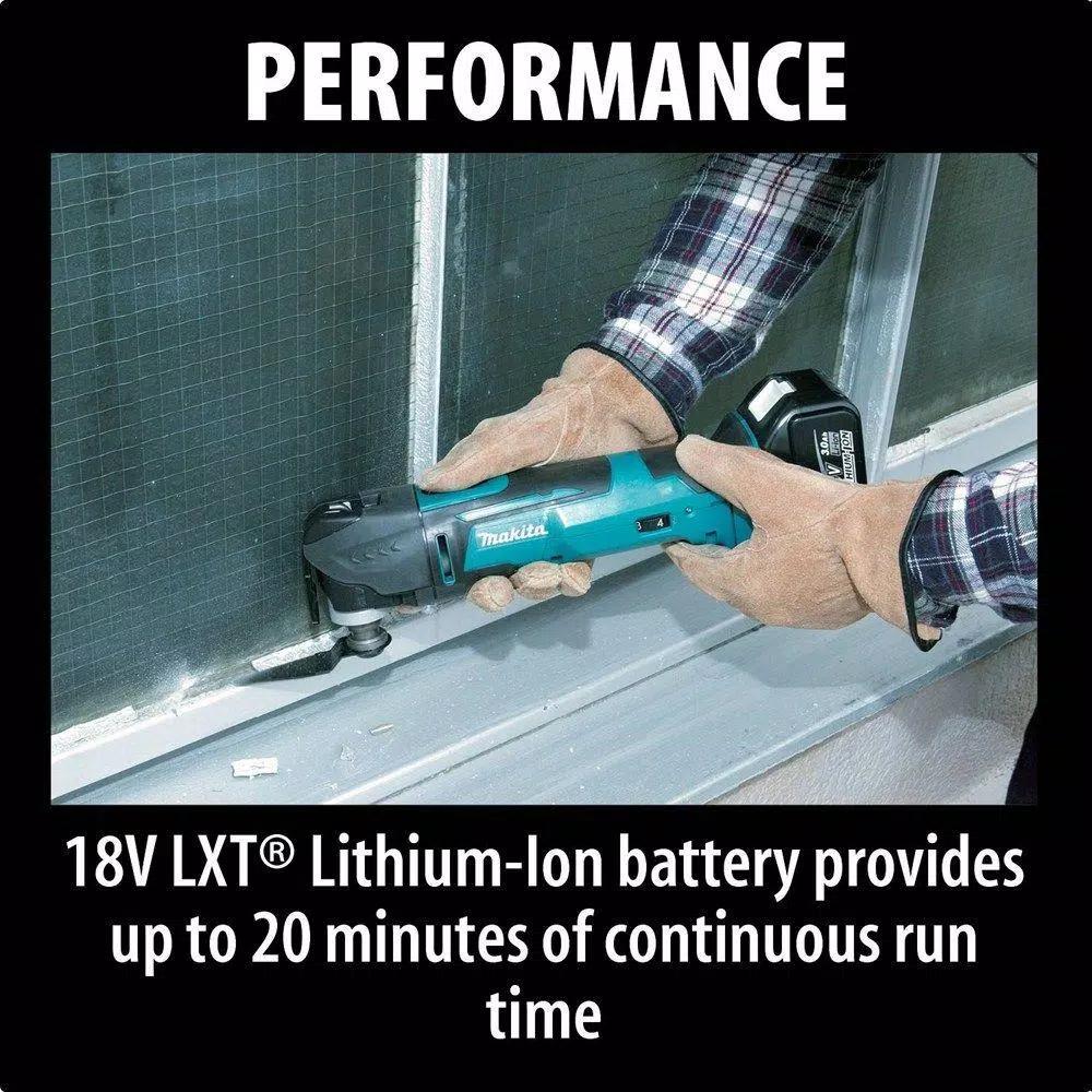 Makita 18V LXT Cordless Oscillating Multi-Tool Kit with 5.0Ah Battery and Charger