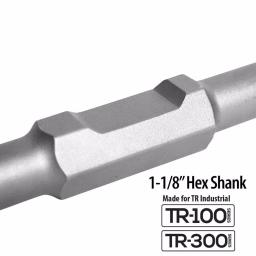 TR Industrial 6 in. x 6 in. Steel Tamper Shank and Plate for TR-100 and TR-300 Series Demolition Hammers thumbnail 3