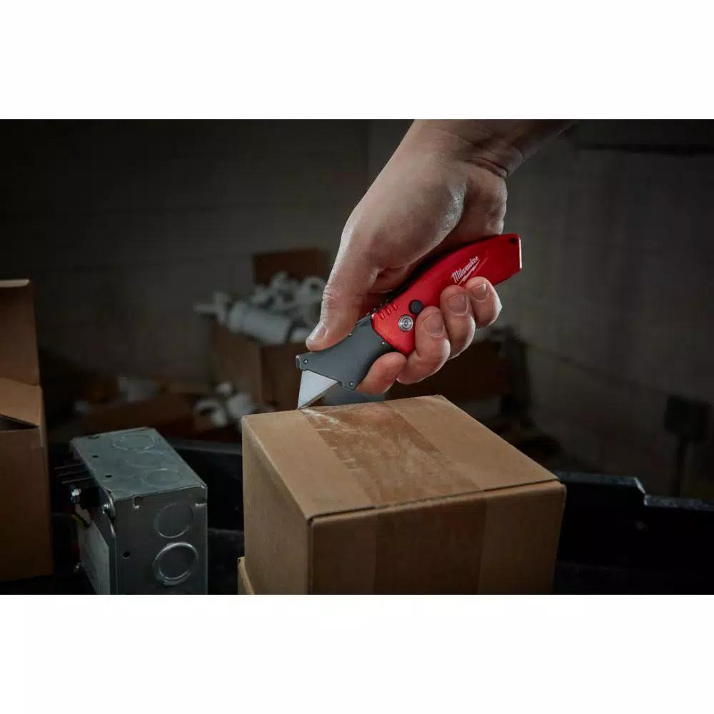 Milwaukee FASTBACK Compact Flip Utility Knife and 6 in. Fixed Jab Saw Set