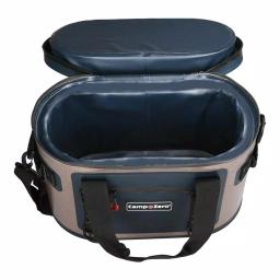 Camp-Zero 17.6 Qt. Soft Side Cooler, 30-Can Capacity, Beige and Blue thumbnail 4
