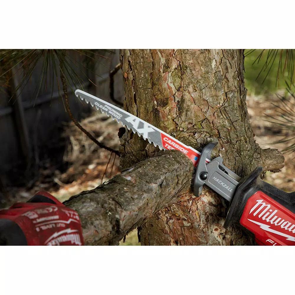 Milwaukee 6 in. Carbide Teeth Pruning Reciprocating Saw Blade, 3 TPI