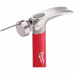 Milwaukee 19 oz. Smooth Face Hammer with Fiberglass Handle and Hammer Loop thumbnail 9
