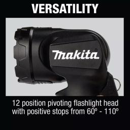 Makita 18V LXT Cordless LED Flashlight, 160 Lumens, DML815B thumbnail 2