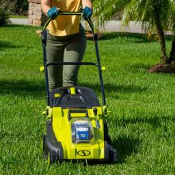Sun Joe 17 in. 48V iON+ Cordless Electric Walk Behind Push Lawn Mower (Tool Only) thumbnail 8