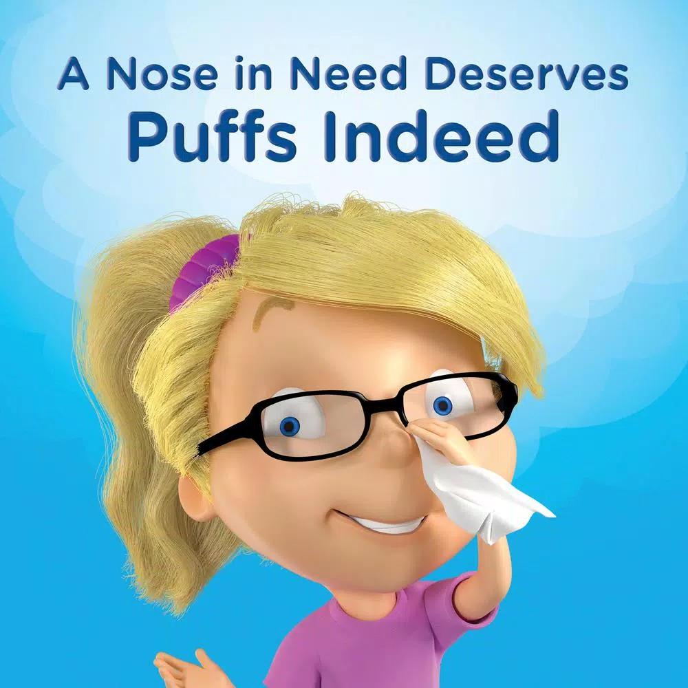 Puffs Ultra Soft Facial Tissues, Non-Lotion, 24 Case (56 Count per Box)