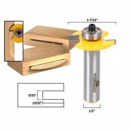 Yonico Biscuit Joint Slot Cutter #10, 1/2 in. Shank, Carbide Tipped Router Bit thumbnail 2