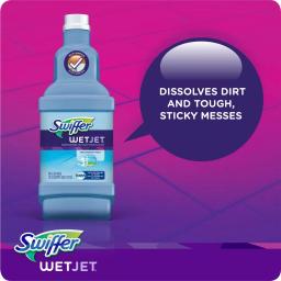 Swiffer WetJet Multi-Surface Floor Cleaner Solution Refill, 42.2 oz (2-Pack) thumbnail 4