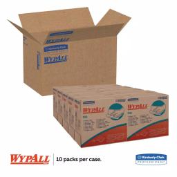 WYPAll X50 Reusable Wipes, White Pop-Up Box, 176 Count, 10 Boxes Per Carton thumbnail 2