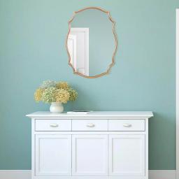 Pinnacle Art Deco Ornate Gold Scalloped Accent Mirror - 35.75 in. H x 26.25 in. W thumbnail 7