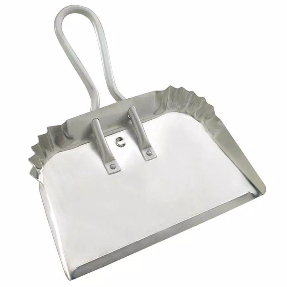 Quickie Professional 17 in. Aluminum Dust Pan with Oversized Handle