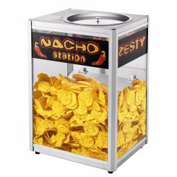 Great Northern Popcorn Commercial Grade Nacho Warmer & Popcorn Station, 8 oz. Stainless Steel Countertop Machine thumbnail 1