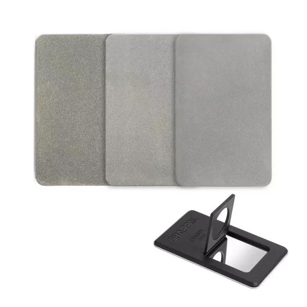 Sharpal 116N Credit Card Size Diamond Sharpening Stone Set, 3-Pack (Coarse, Fine, Extra-Fine)